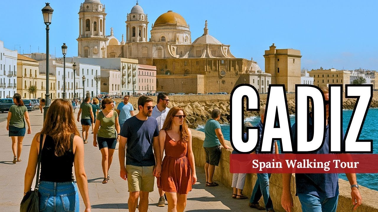 Cadiz, Spain 🇪🇸 | A Peaceful 4K Walk Through Europe’s Oldest City by the Sea