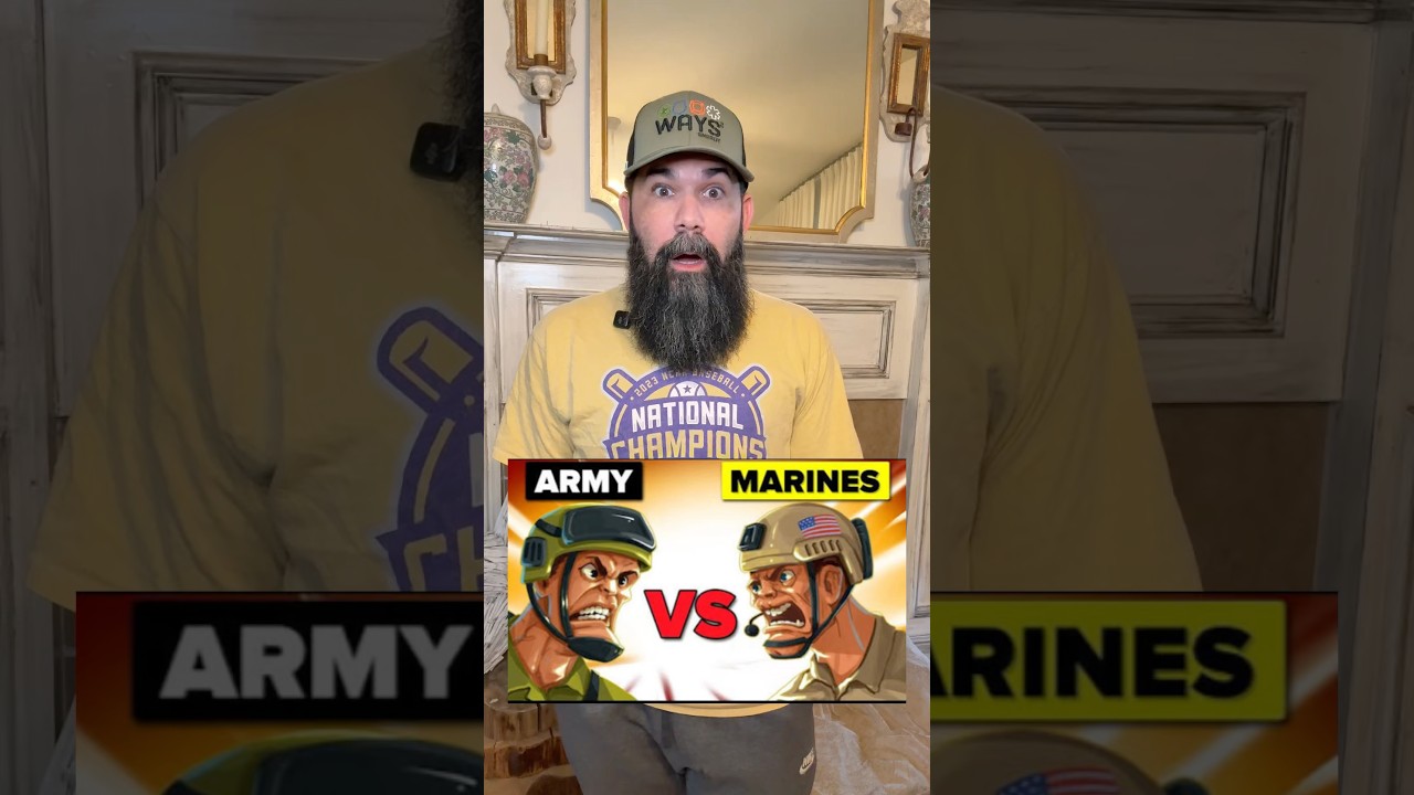 Army vs Marines the Toughest Branch of the U.S. Military | History of the Friendship and Banter