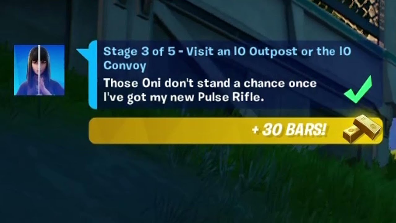 Visit an IO Outpost or the IO Convoy Fortnite YouTube