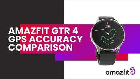 Amazfit GTR 4 | GPS Accuracy Comparison