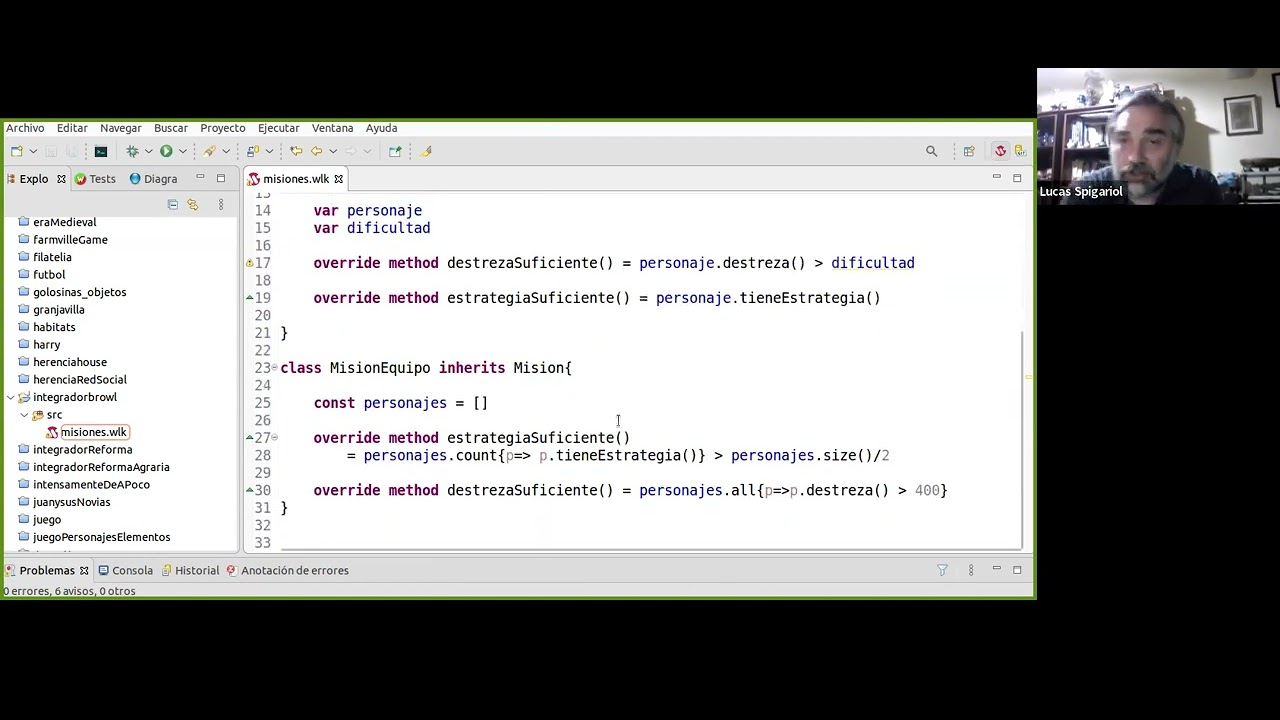 Programacion orientada a objetos - Ejercicio integrador - YouTube