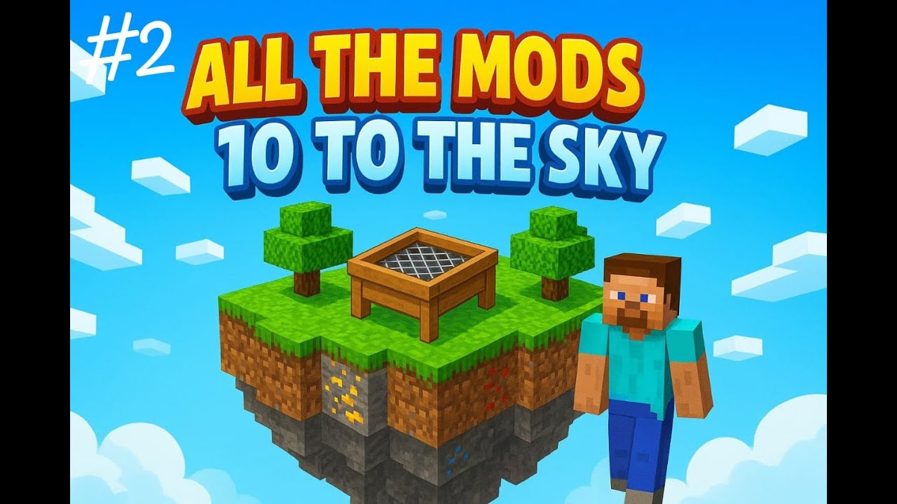 Minecraft All The Mods 10 To The Sky Live | Building Automatic Sieve ...