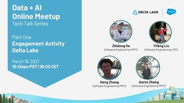 Tech Talk Series Part One: Engagement Activity Delta Lake