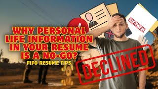 FIFO resume tips | Personal Life