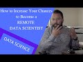 How to become a remote data scientist