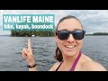 Maine (part II) BAXTER STATE PARK: Painted Rock, Kayak, Boondock // USA Vanlife Road Trip-Ep.3