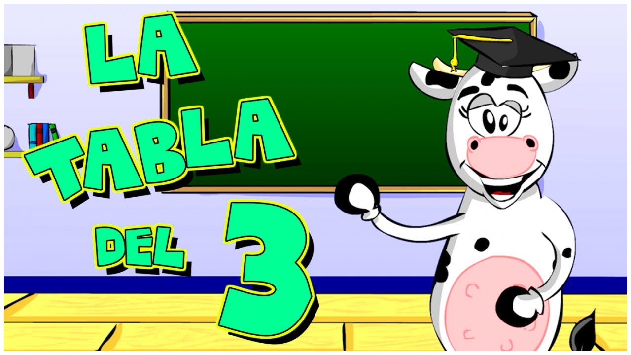 La Vaca Lola La Tabla Del 3 Canciones Infantiles Tablas de