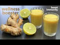 Immunity boosting ginger shots  wellness booster  ginger lemon shots  anti inflammatory