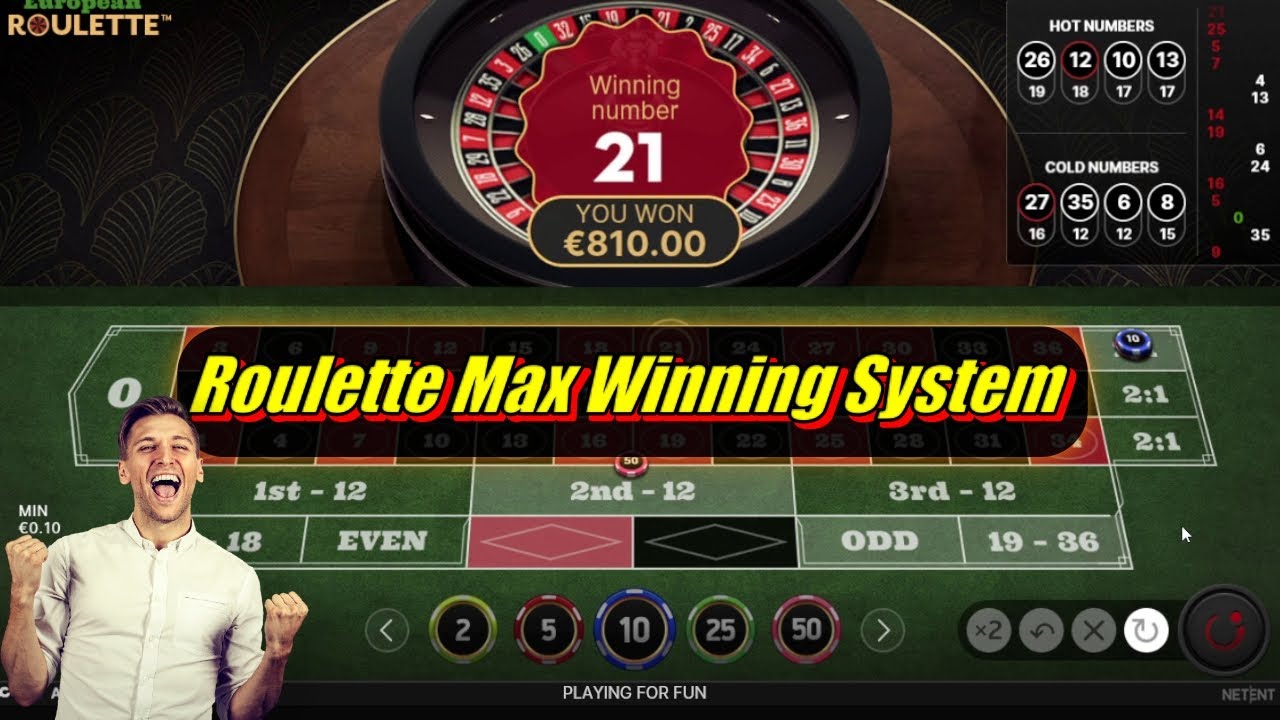 Roulette Max Winning System Roulette Strategy to Win 🏆 YouTube