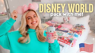 PACK WITH ME: WALT DISNEY WORLD! 🇺🇸 disney park outfit ideas, travel essentials & park prep! ✨