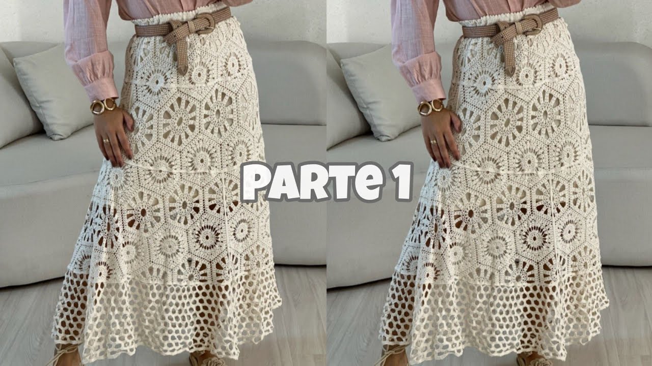 Saia Bárbara em crochê | Parte 1