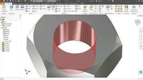 Autodesk Inventor Tutorial Nut