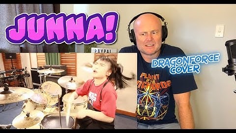 Drum Teacher Reacts: JUNNA | Through The Fire And Flames / DragonForce - Drum Cover