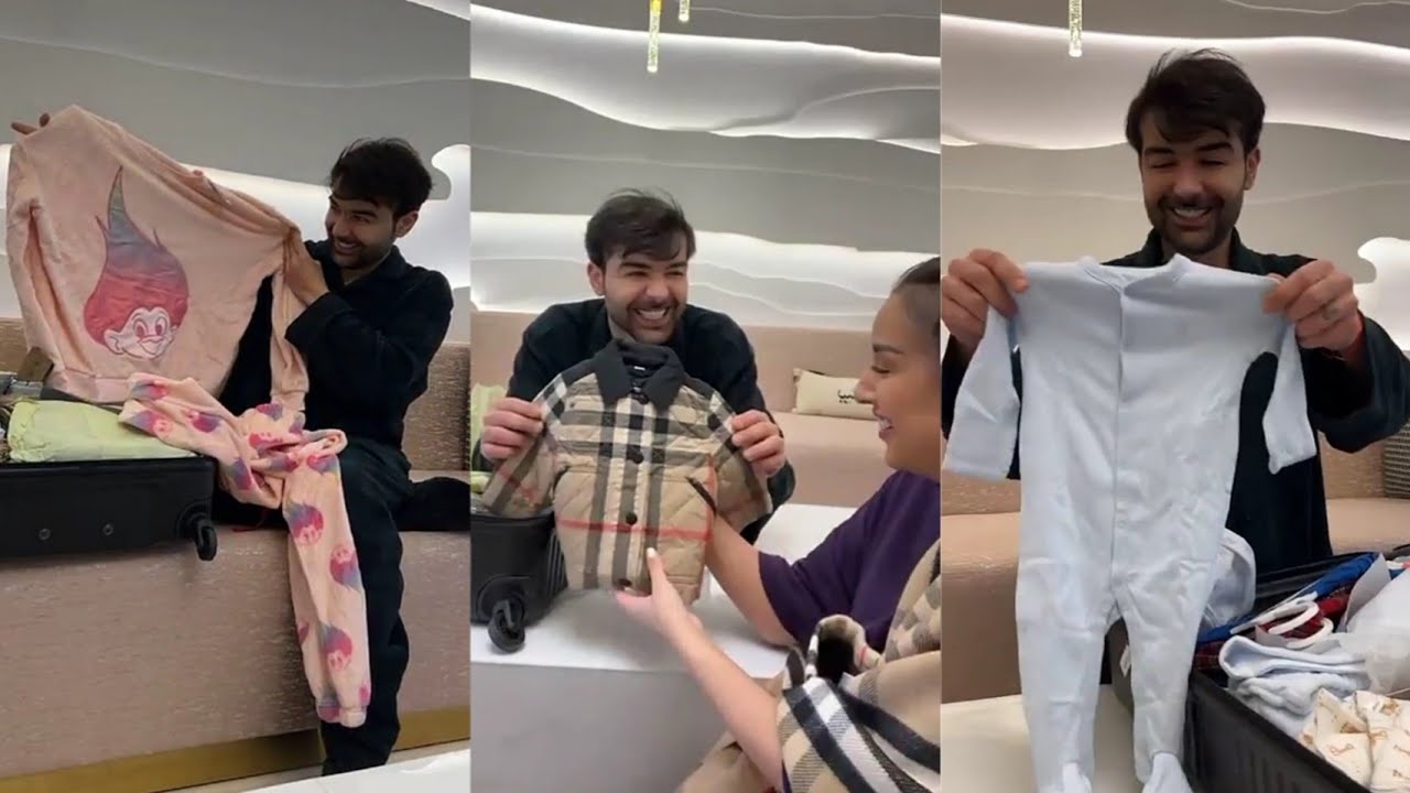 مشتريات عقيل لفرح وآدم من الإمارات 🎁 ومفاجأة فرح 😍 عقيل الرئيسي