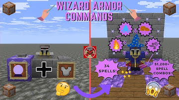 Command Block Tutorial #289: Wizard Armor Commands in Minecraft (1.21.6+)
