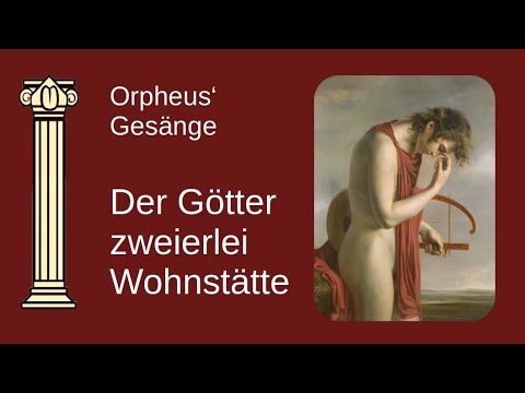 Orpheus und Eurydike // Der Götter zweierlei Wohnstätte