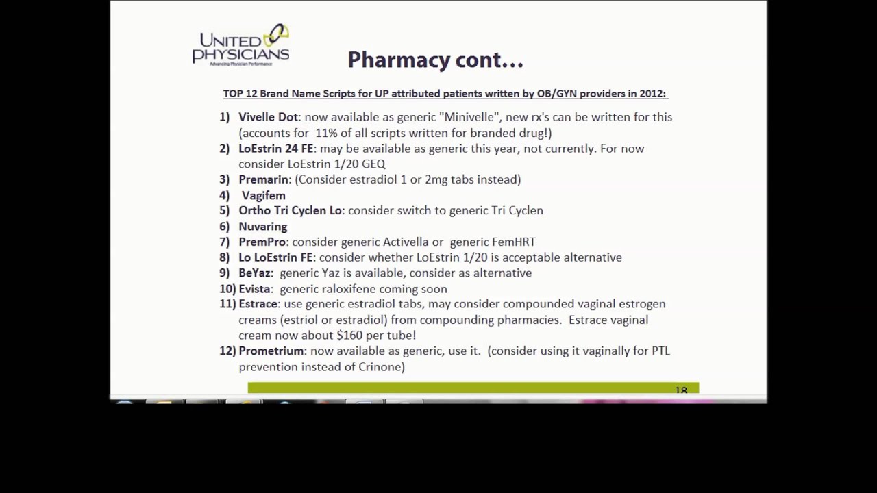 ObGYN Webinar - July 2013