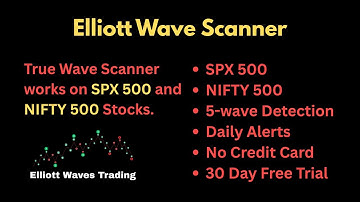 Automated Elliott Wave Scanner for NIFTY & S&P 500