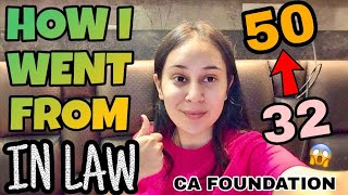 HOW TO SCORE IN BUSINESS LAW || I WENT FROM 32 TO 50 || CA FOUNDATION 
