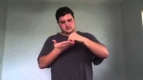 ASL 101 Midterm (Micah Reis)