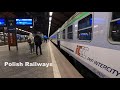 By night train from Wroclaw to Warsaw / Polish Railways