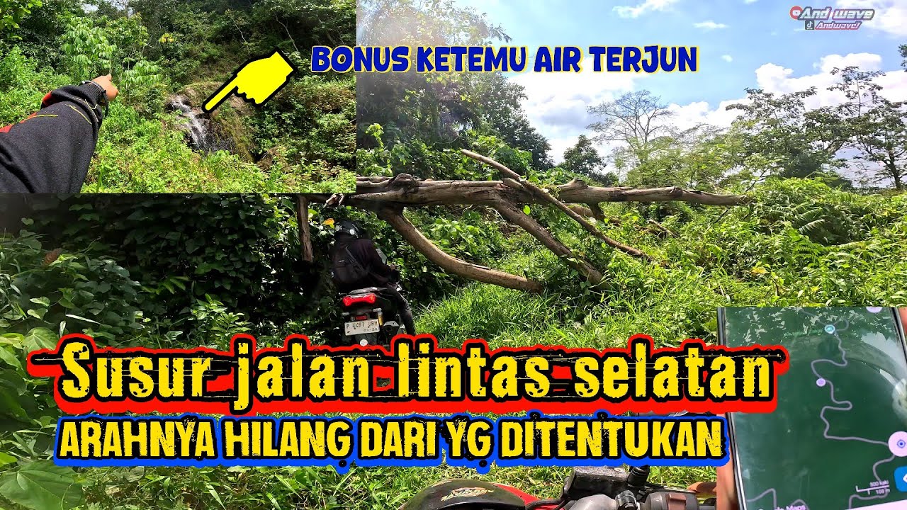 Berubah arah (jls) Jalan lintas selatan Banyuwangi hilang arah  -  ujung jalan lintas selatan jawa