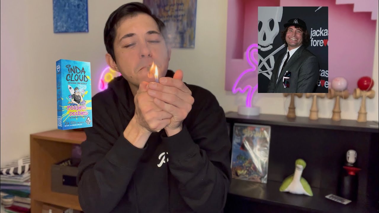 Trying Jackass Star Poopies Delta 8 Joints