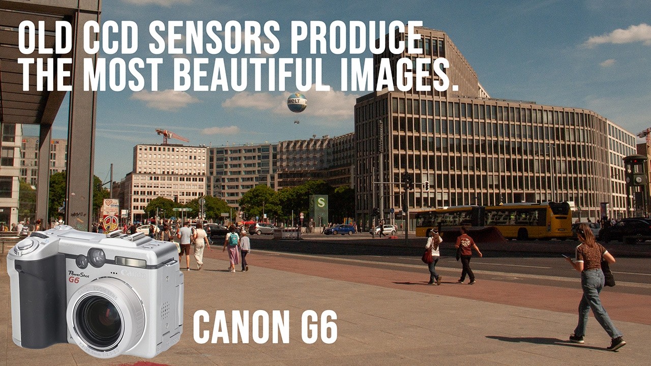 The photos look a bit like film - Canon G6