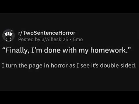 Funny Two Sentence Horror