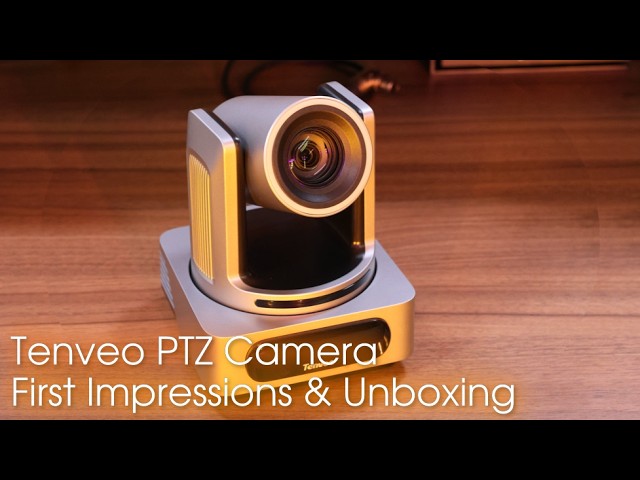 Tenveo 4k PTZ Camera Unboxing & First Impressions - YouTube