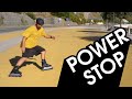 How to powerstop with inline skates  the quickest way to stop