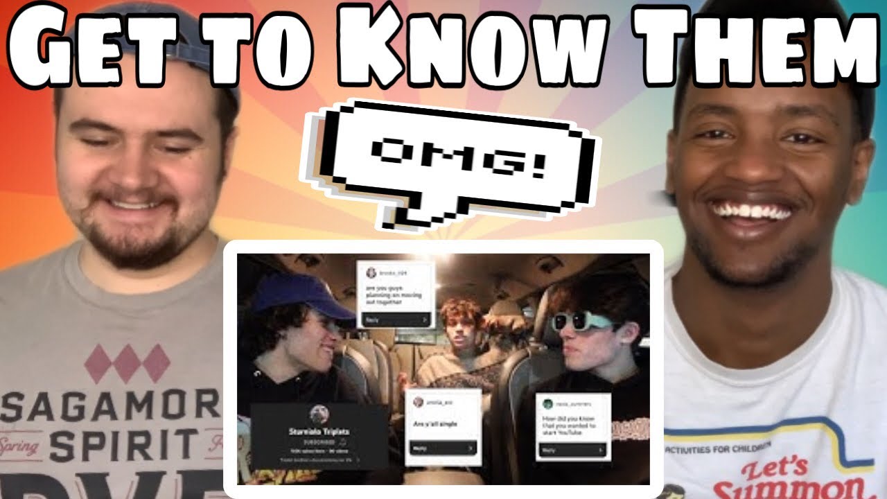 Sturniolo Triplets 'get to know us! + recap on our growth.' REACTION