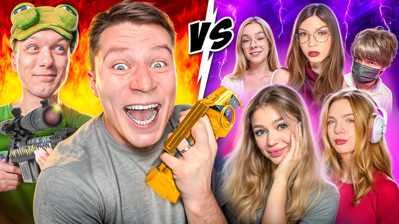 КЕНТ И АБОВЕН ПРОТИВ 5 ДЕВУШЕК ЮТУБЕРШ ПО СТАНДОФФ 2