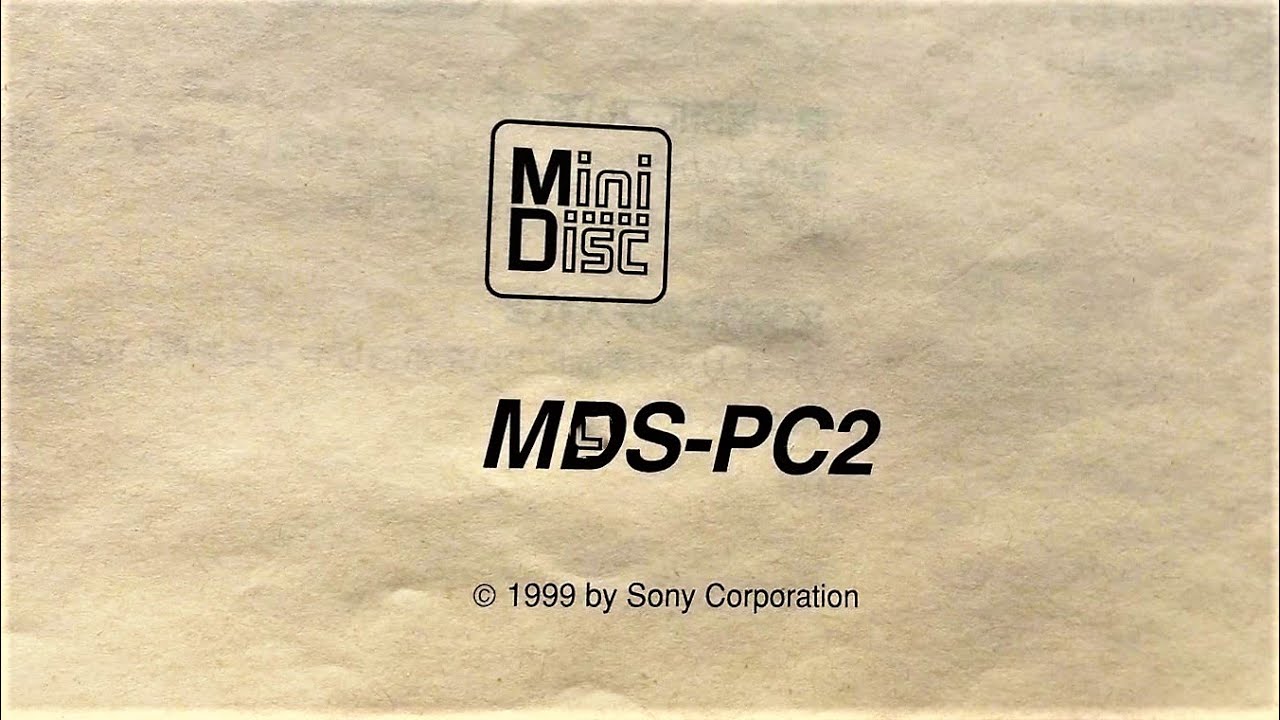 Sony MDS-PC2 MiniDisc Deck MD Manual Guide Remote Control