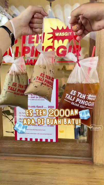 ES TEH 2RIBUAN TALINYA DIGINIIN? GA JATUH?