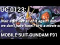 ON GUNDAM UC 0123 MOBILE SUIT GUNDAM F91 REVIEW RETROSPECTIVE 