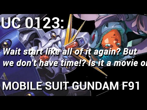 ON GUNDAM UC 0123 MOBILE SUIT GUNDAM F91 REVIEW RETROSPECTIVE 