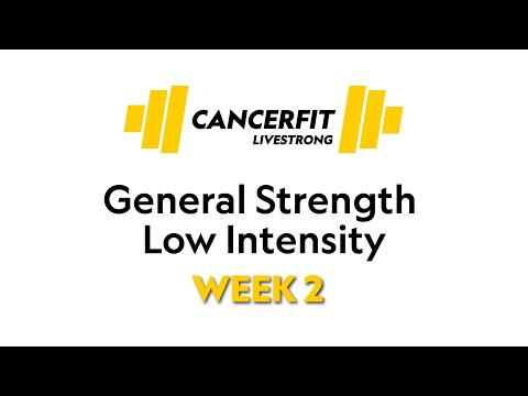 Low-Intensity General Strength Training Week 2