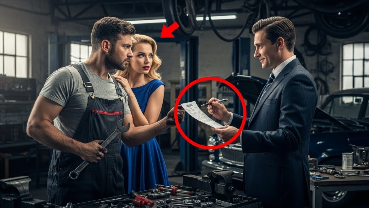 Ein armer Mechaniker schützte eine Fremde vor einem Betrüger…was sie danach tat überraschte ihn sehr