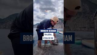 Brooklyn Beckham cooks pasta... with seawater!