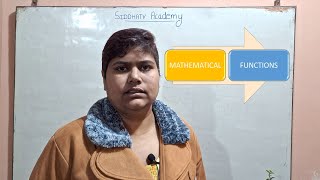 Mathematical functions in Python By Padma Sharma