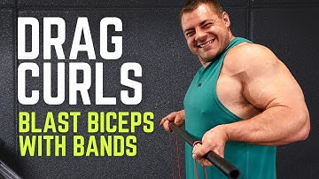 Build Bigger Biceps with Drag Curls and Resistance Bands