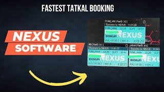 nexus original tatkal ticket booking software  live booking screenshot 4