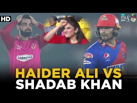 Haider Ali vs Shadab Khan | Karachi Kings vs Islamabad United | Match 4 | HBL PSL 8 | MI2A