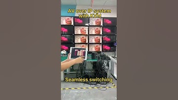 AV over IP system with KVM #ProAVSolution #MeetingRooms #AVOverIP