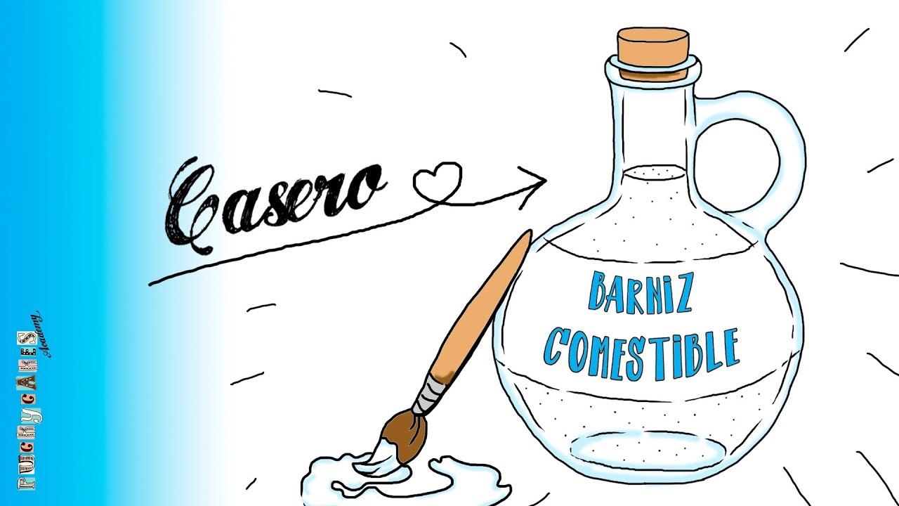 Cómo hacer Barniz comestible casero...y para que sirve ( En la descripción)