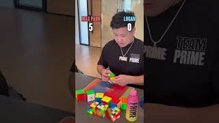 Rubiks Cube Challenge: Max Park Vs. Logan Paul #RubiksCube #LoganPaul #MaxPark #Challenge