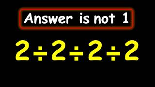 Only 1 in 10 People Can Solve This Correctly!