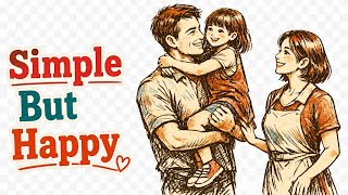 A Simple Night, A Happy Family 🔥 A2LEVEL Cozy English story 