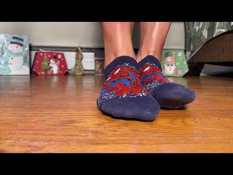 ASMR Intense/Socks Feet’s Spider-Man/Sleep Triggers Sounds/Whispering.